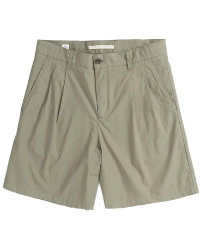 Norse Projects Shorts piegati - Verde