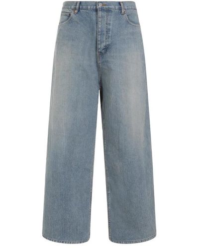 Balenciaga Loose-Fit Jeans - Blue