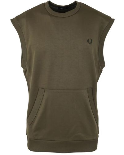 Fred Perry Sleeveless tops - Verde