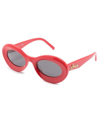 Loewe Rote sonnenbrille für den täglichen gebrauch,schwarze sonnenbrille mit original-etui