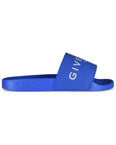 Givenchy Sommerlicher stil-upgrade: blaue logo-slides