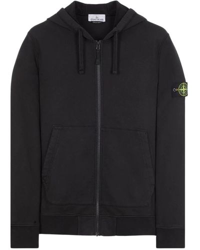 Stone Island Sweatshirts & hoodies > zip-throughs - Noir