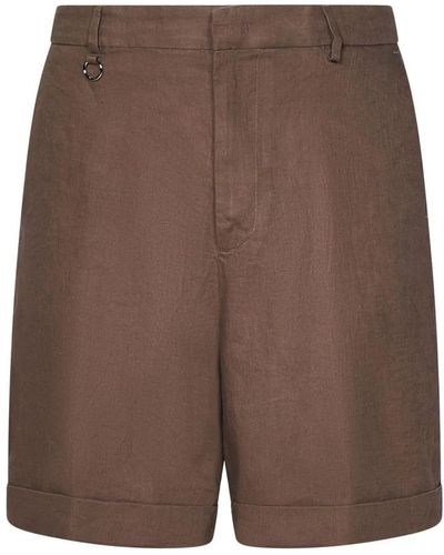 GOLDEN CRAFT Casual Shorts - Brown