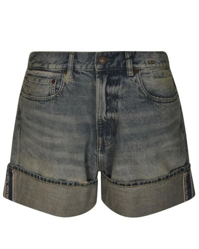 R13 Denim shorts - Grau