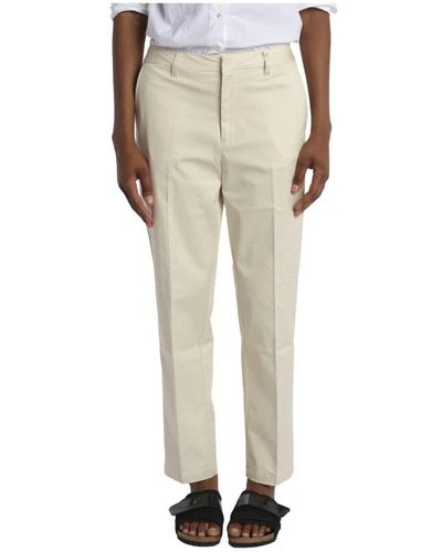 Scotch & Soda Straight Trousers - Natural