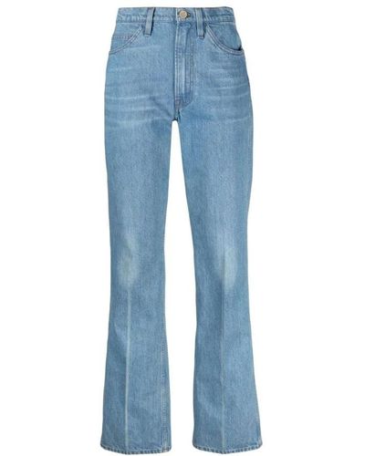 FRAME Hellblaue ausgestellte jeans