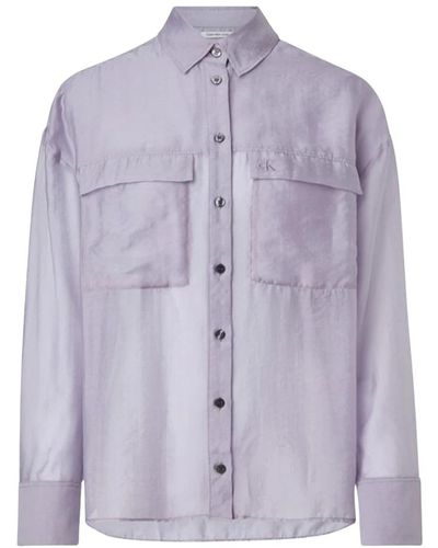 Calvin Klein Blouses & shirts > shirts - Violet