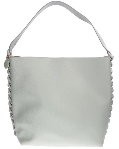 Stella McCartney Grüne schultertasche für gehobenen stil - Weiß