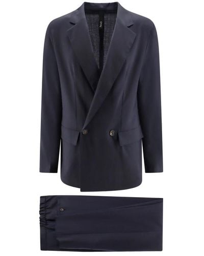 Hevò Suits > suit sets > double breasted suits - Bleu