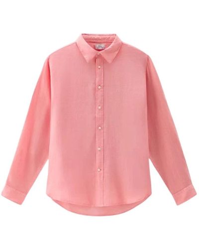 Woolrich Casual Shirts - Pink
