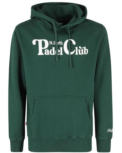 Mc2 Saint Barth Bequemer hoodie für den alltag - Grün
