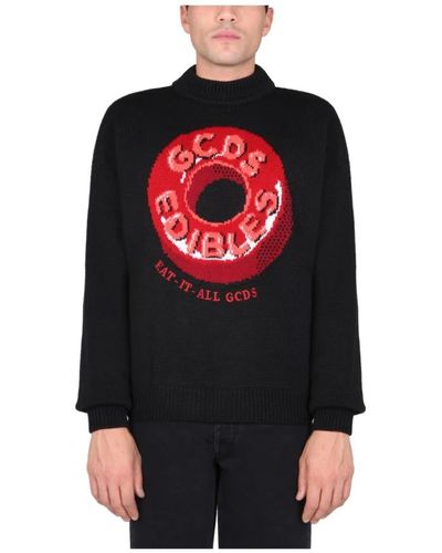Gcds Sweater with candy print - Rouge