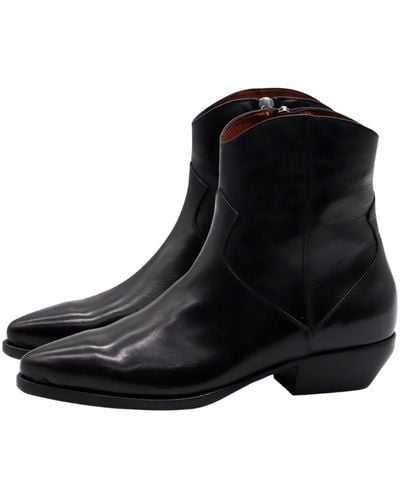 Elia Maurizi Cowboy Boots - Black