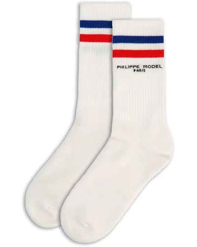 Philippe Model Chaussettes - Blanc