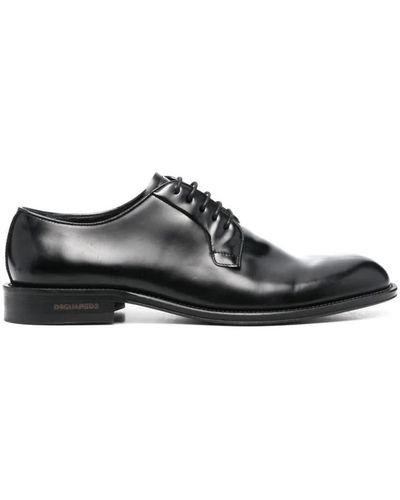 DSquared² E Derby Business Schuhe - Schwarz