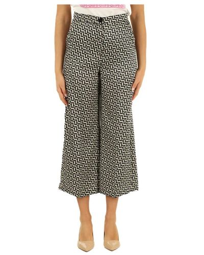 Emme Di Marella Trousers > cropped trousers - Gris