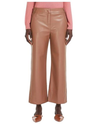 Max Mara Studio Wide Trousers - Pink