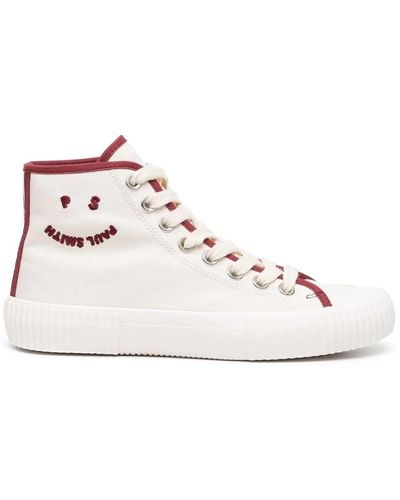 Paul Smith Off White High-Top Sneakers - Weiß