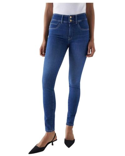 Salsa Pantalón secret jeans - Azul