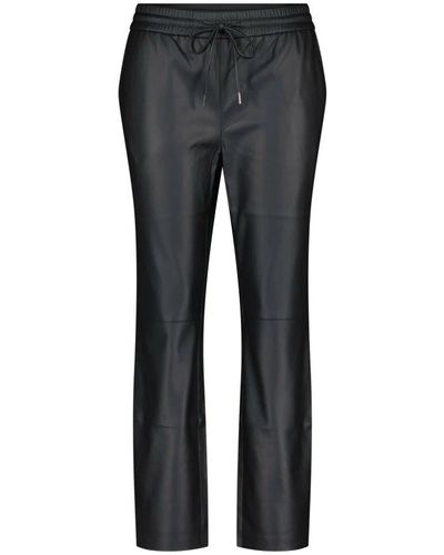 Juvia Leather trousers - Gris