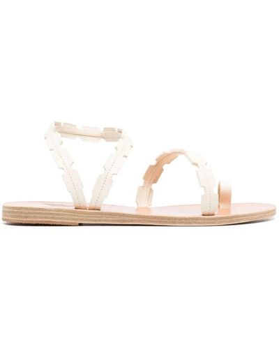 Ancient Greek Sandals Flat Sandals - White