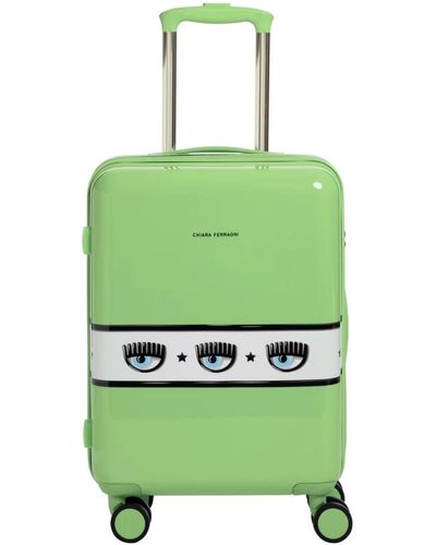 Chiara Ferragni Suitcases > cabin bags - Vert