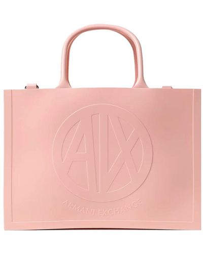 Armani Exchange Tote Bags - Pink