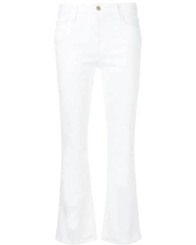 FRAME Gerade Jeans - Weiß