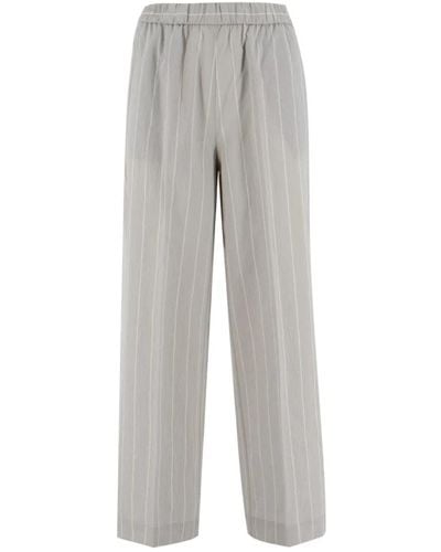 Le Tricot Perugia Wide trousers - Gris