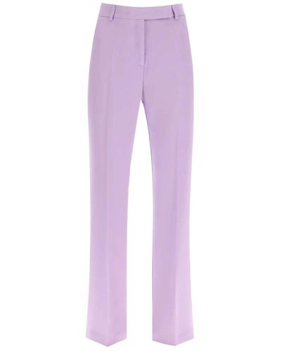 Hebe Studio Trousers > straight trousers - Violet