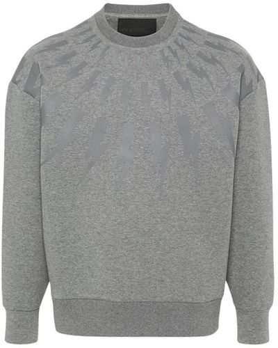 Neil Barrett Blitz sweatshirt - Grau