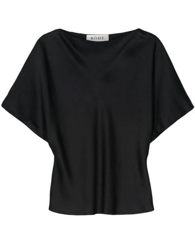 Rohe Tops > t-shirts - Noir