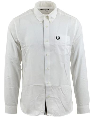 Fred Perry Casual Shirts - Grey