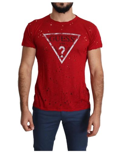 Guess T-Shirts - Red