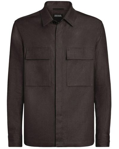 Zegna Light Jackets - Black