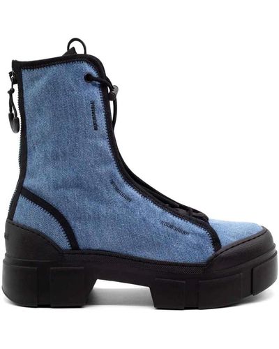Vic Matié Shoes > boots > lace-up boots - Bleu
