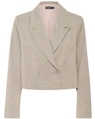 Soaked In Luxury Blazers - Natural
