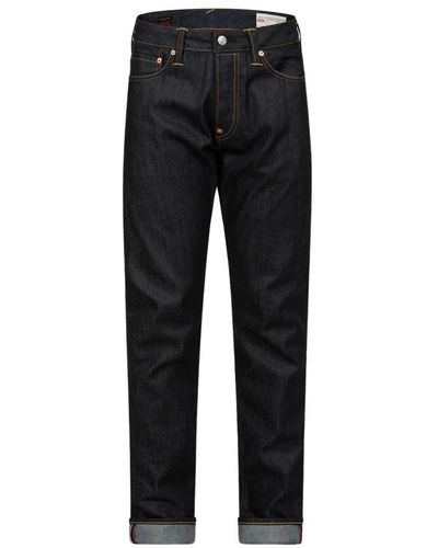 Evisu Slim-fit jeans - Schwarz