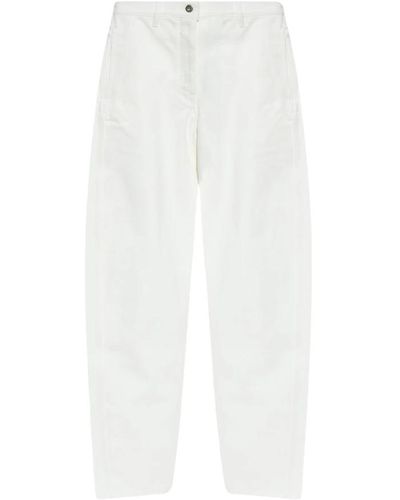 Jil Sander High-waist-jeans - Weiß
