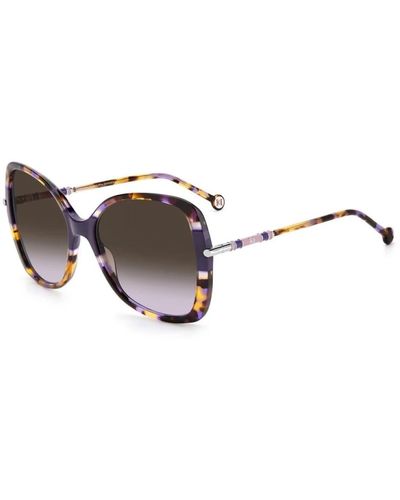 Carolina Herrera Lunettes de soleil - Marron