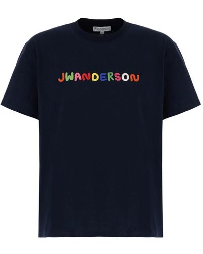 JW Anderson Tops > t-shirts - Bleu