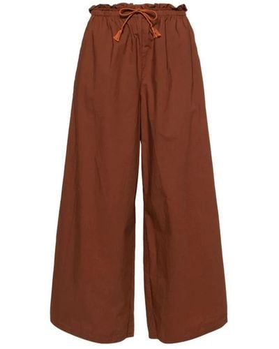 Forte Forte Wide Trousers - Brown