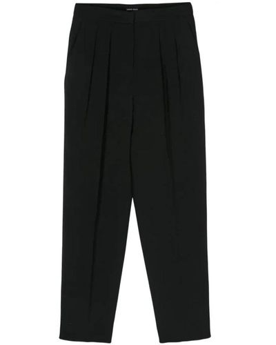 Giorgio Armani Wide Trousers - Black