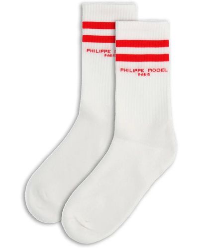 Philippe Model Chaussettes - Blanc