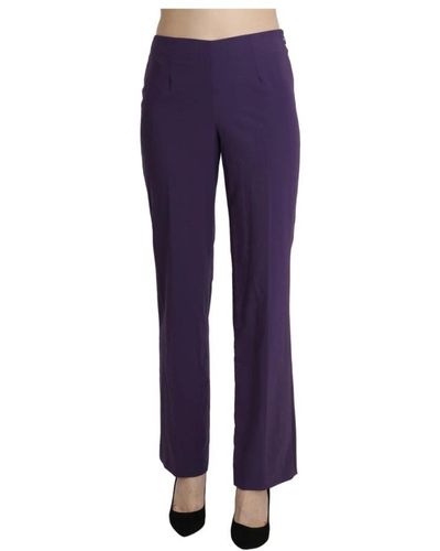 Bencivenga Straight Trousers - Purple