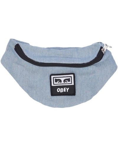 Obey Denim streetwear hüfttasche - Blau