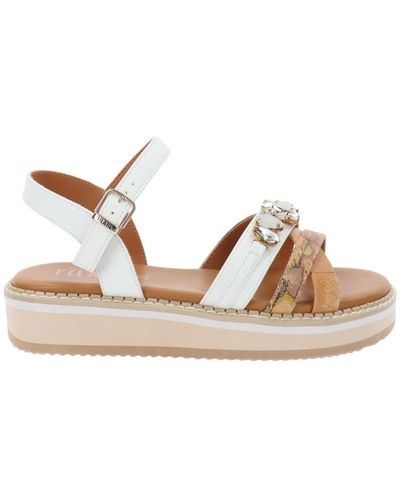 Alviero Martini 1A Classe Shoes > sandals > flat sandals - Marron