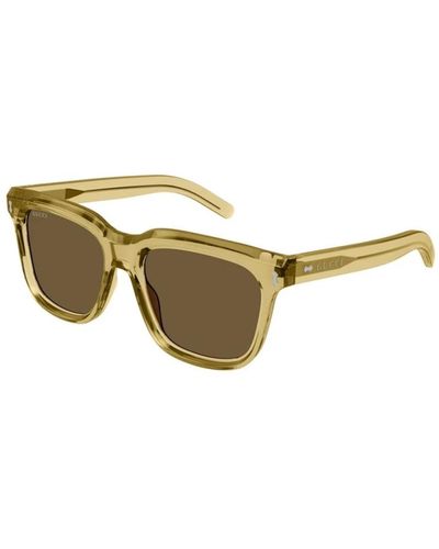 Gucci Gelb braun sonnenbrille gg1523s 004