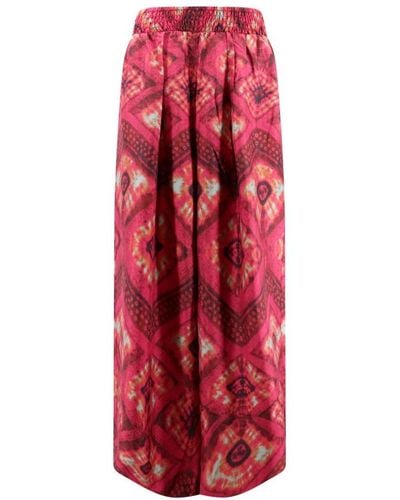 Ulla Johnson Wide Trousers - Red