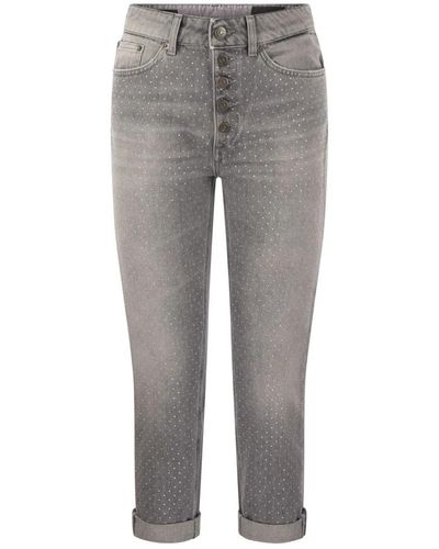Dondup Cropped jeans - Gris